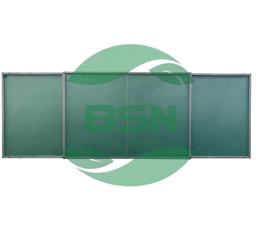 Bảng từ xanh Hàn Quốc viết phấn (tiểu học)  trượt ngang