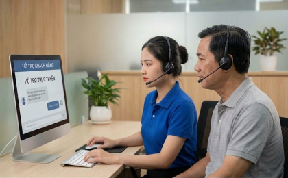 Hình thức hỗ trợ trực tuyến