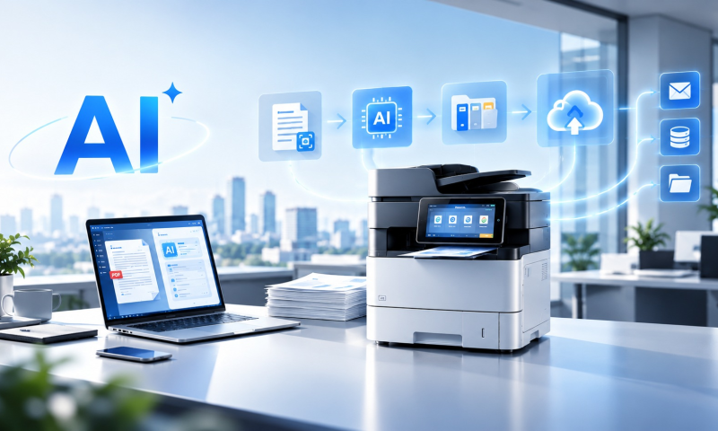 AI và tương lai của máy in doanh nghiệp