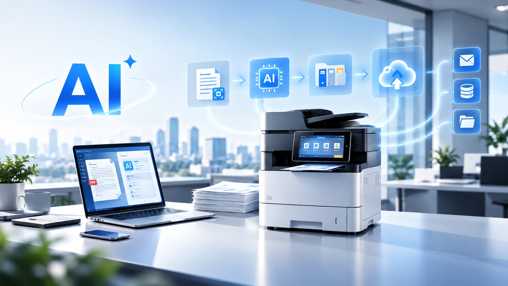AI và tương lai của máy in doanh nghiệp